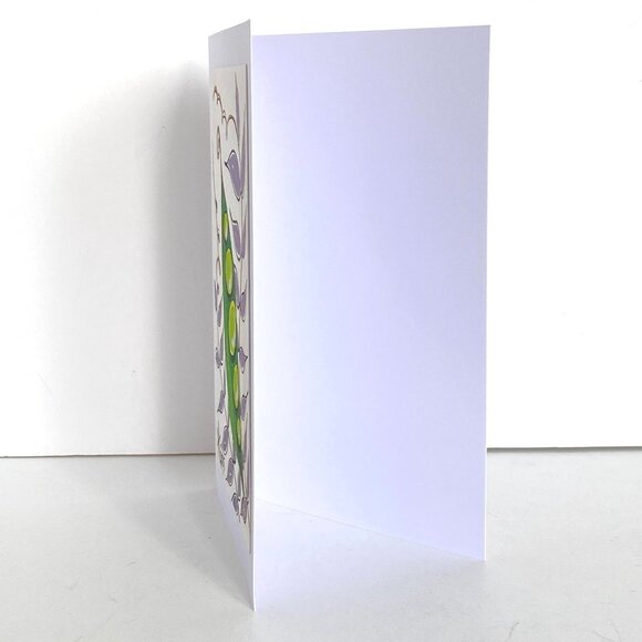 Peas in a Pod Original Watercolor Art Painting Handmade Greeting Card Envelope - Picture 3 of 5